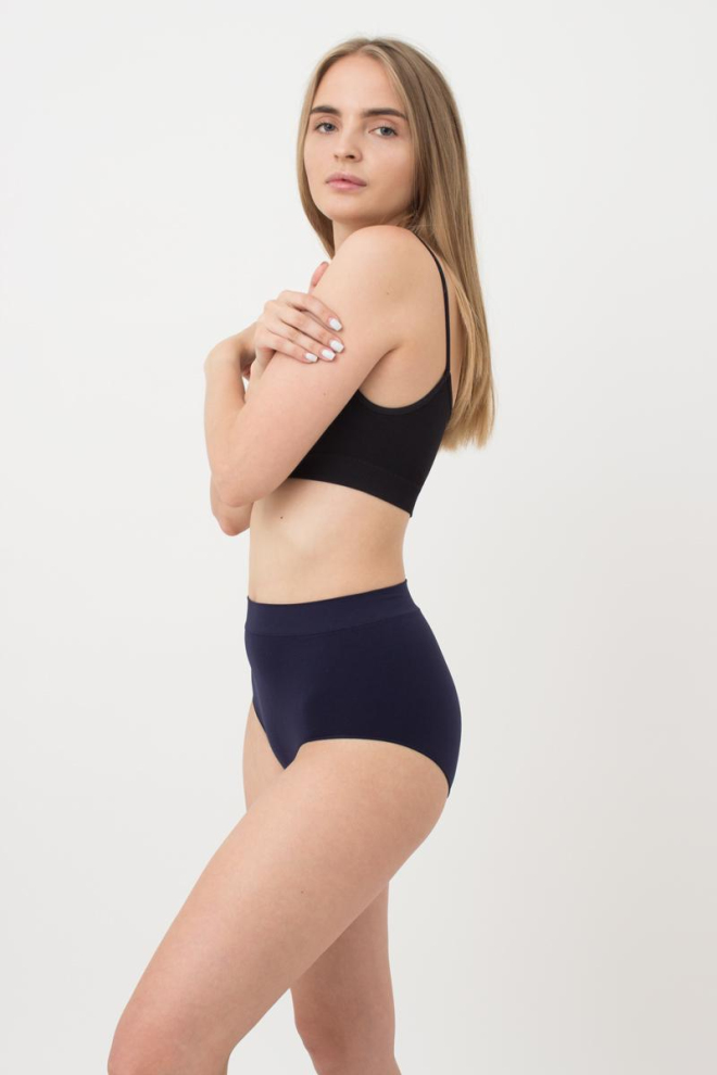 Безшовні трусики Midi briefs color Giulia (deep navy)