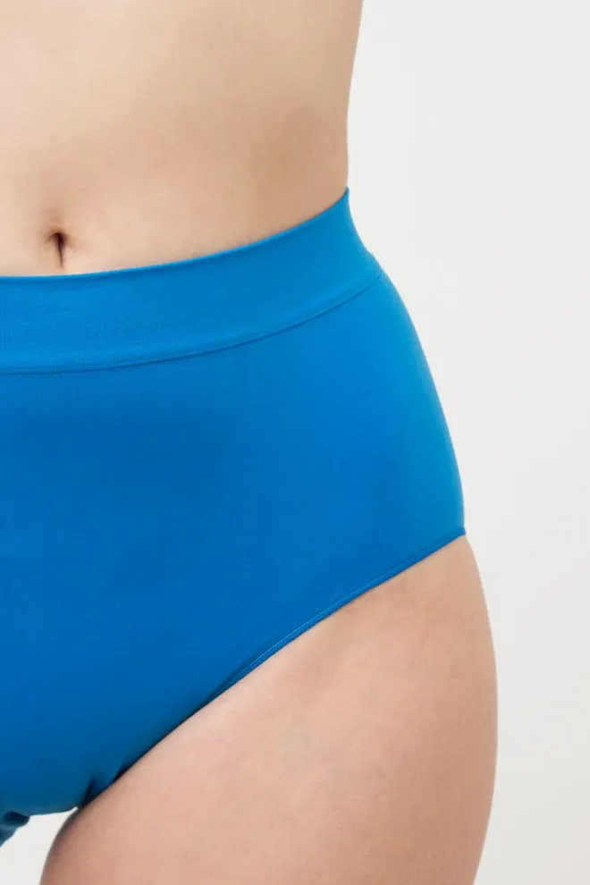 Бесшовные трусики Midi briefs color Giulia (french blue)
