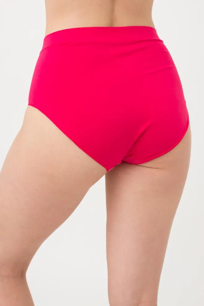 Бесшовные трусики Midi briefs color Giulia (raspberry sorbet)