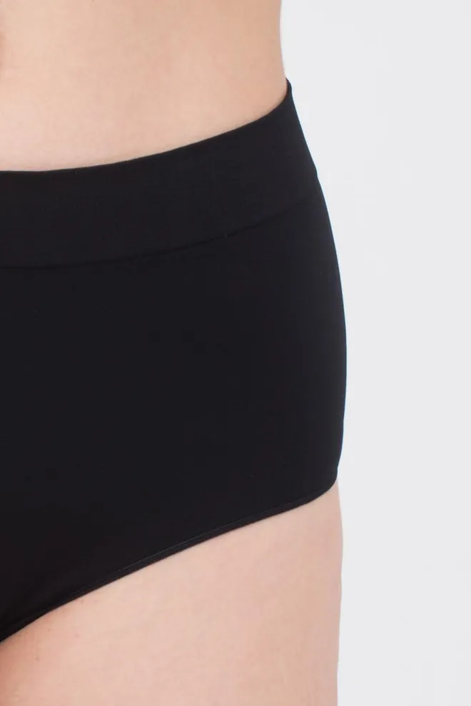 Безшовні трусики сліп Midi briefs Giulia (black)