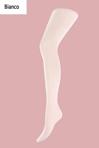 MILANA 40 model 5 Дитячі колготки з малюнком TM GIULIA  (bianco)