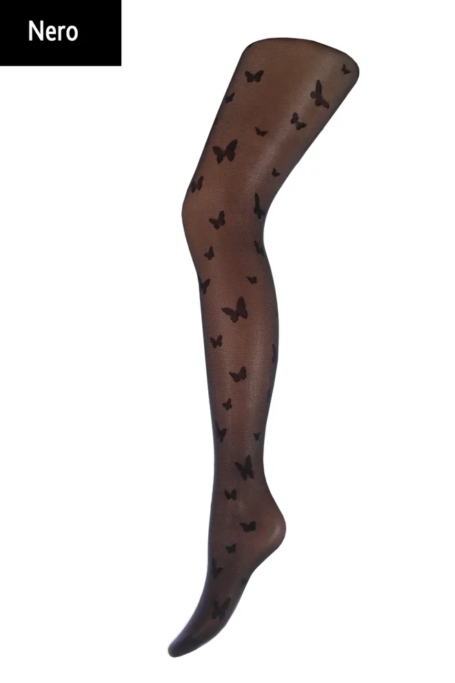 MILANA 40 model 2 дитячі колготки з малюнком TM GIULIA  (nero)