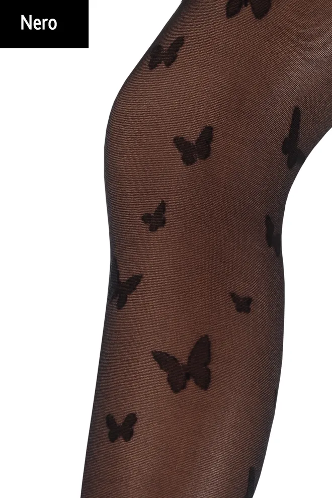 MILANA 40 model 2 дитячі колготки з малюнком TM GIULIA  (nero)