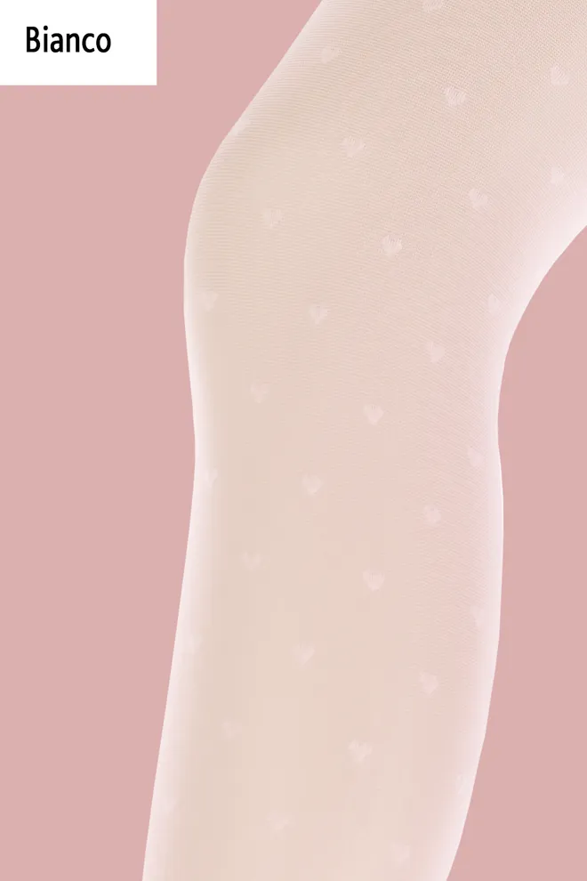 MILANA 40 model 5 Детские колготки с рисунком TM GIULIA  (bianco)