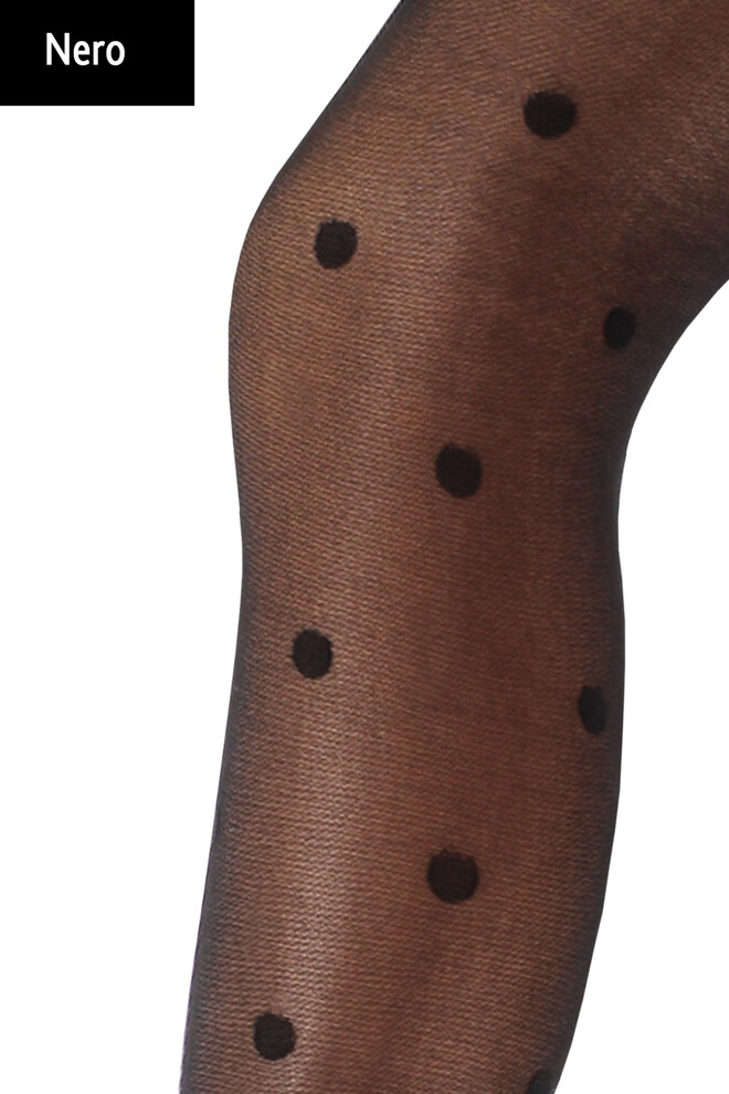 Дитячі колготки в горох Milana 40 den model 6 Giulia (nero (1))
