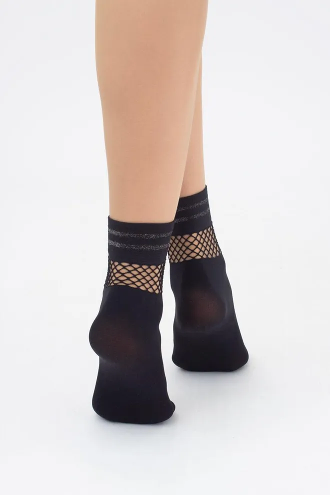 Жіночі шкарпетки з мікрофібри MN 03 Giulia (nero)