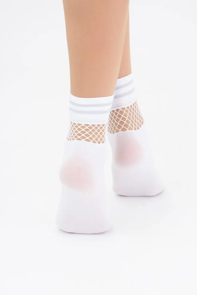 Жіночі шкарпетки з мікрофібри MN 03 Giulia (bianco)
