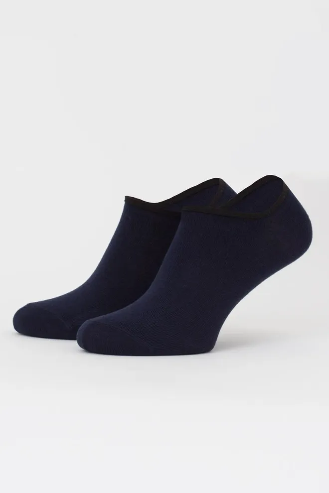 Шкарпетки чоловічі невидимі Ms0 Classic Giulia (navy)