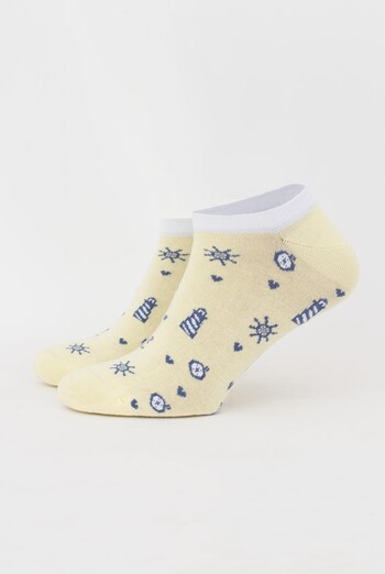 Носки мужские невидимые Ms1 marine 008 Giulia (light yellow) Носки мужские невидимые Ms1 marine 008 Giulia (light yellow)