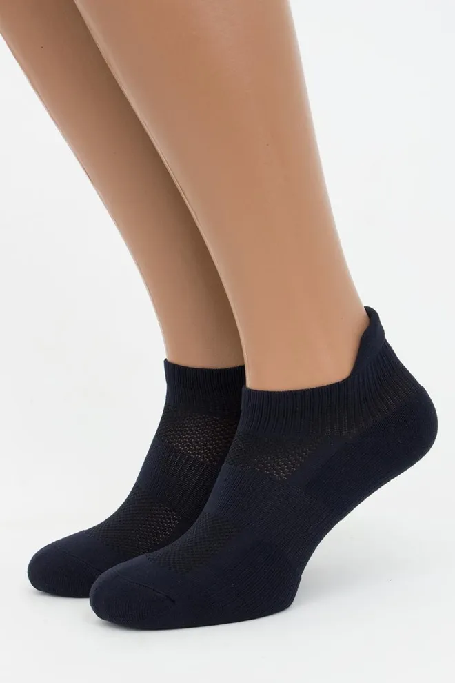Укороченные мужские спортивные носки MS1 TERRY SPORT PA 001 [MS1P/SpTe-001] Giulia (navy), синий