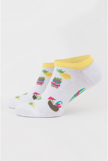 Носки мужские невидимые Ms1 tropic 001 Giulia (bianco) Носки мужские невидимые Ms1 tropic 001 Giulia (bianco)