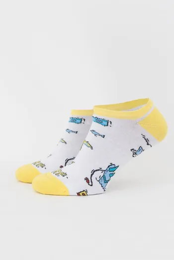 Шкарпетки чоловічі невидимі Ms1 tropic 002 Giulia (bianco) Шкарпетки чоловічі невидимі Ms1 tropic 002 Giulia (bianco)