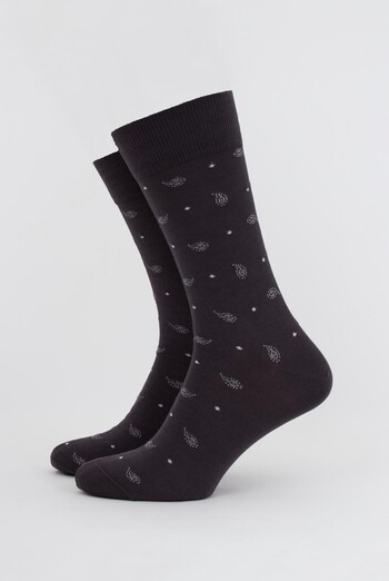 Носки мужские высокие с рисунком MS3C/SL-305 ELEGANT Giulia (dark grey), серый Носки мужские высокие с рисунком MS3C/SL-305 ELEGANT Giulia (dark grey), серый