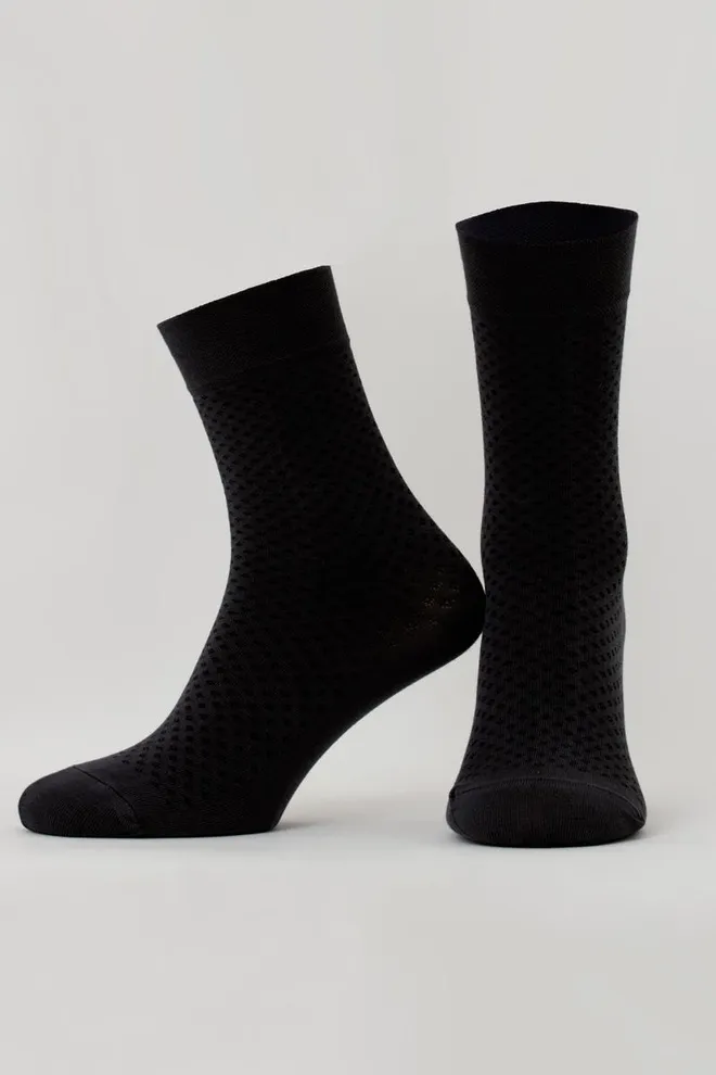 Носки мужские классические Ms3 basic 003 Giulia (black)