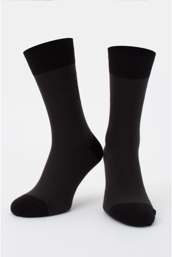Шкарпетки чоловічі класичні з малюнком Ms3 Boho (F) 001 Giulia (pirate black)