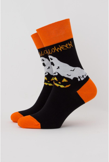 Носки мужские классические с рисунком Ms3 Halloween 004 Giulia (black) Носки мужские классические с рисунком Ms3 Halloween 004 Giulia (black)