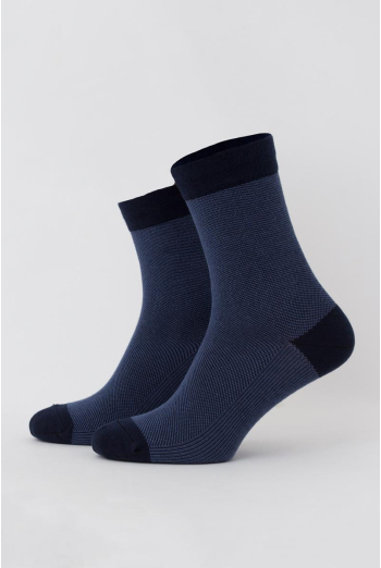 Шкарпетки чоловічі класичні з малюнком Ms3 Jaccard 001 Giulia (dress blue)