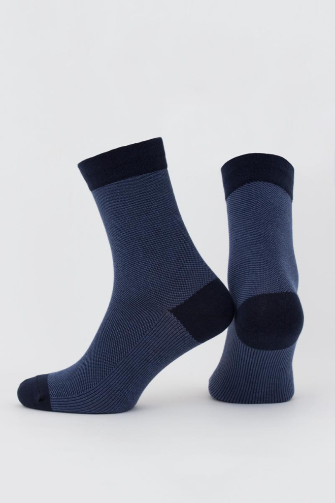 Шкарпетки чоловічі класичні з малюнком Ms3 Jaccard 001 Giulia (dress blue)