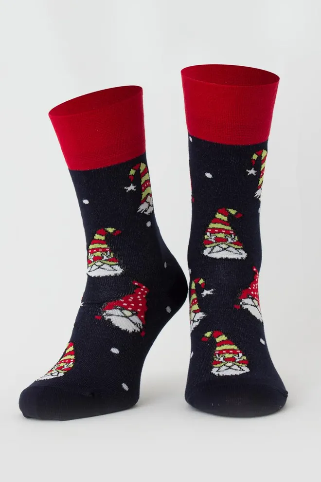 Носки мужские классические новогодние Ms3 New Year 2303 Giulia (navy)
