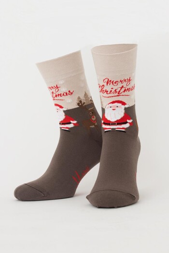Носки мужские классические новогодние Ms3 New Year 2306 Giulia (haze) Носки мужские классические новогодние Ms3 New Year 2306 Giulia (haze)