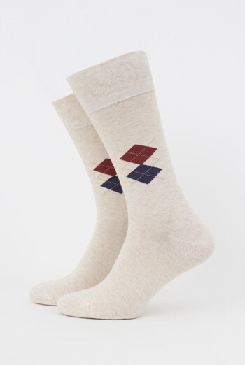 Носки мужские классические Ms3 soft comfort 001 Giulia (panna melange) Носки мужские классические Ms3 soft comfort 001 Giulia (panna melange)