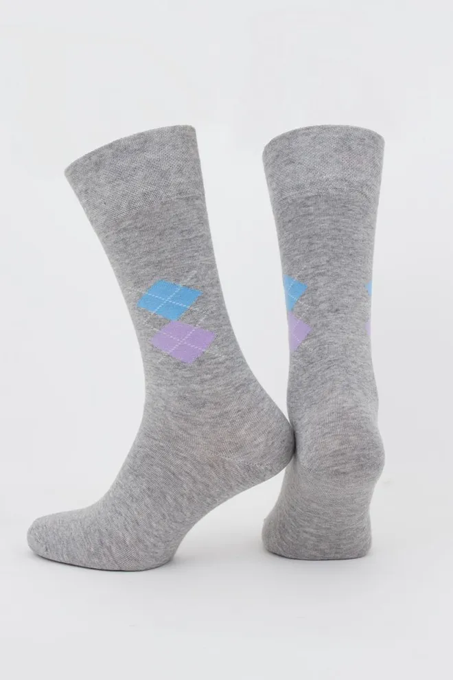 Носки мужские классические Ms3 soft comfort 001 Giulia (light grey melange)