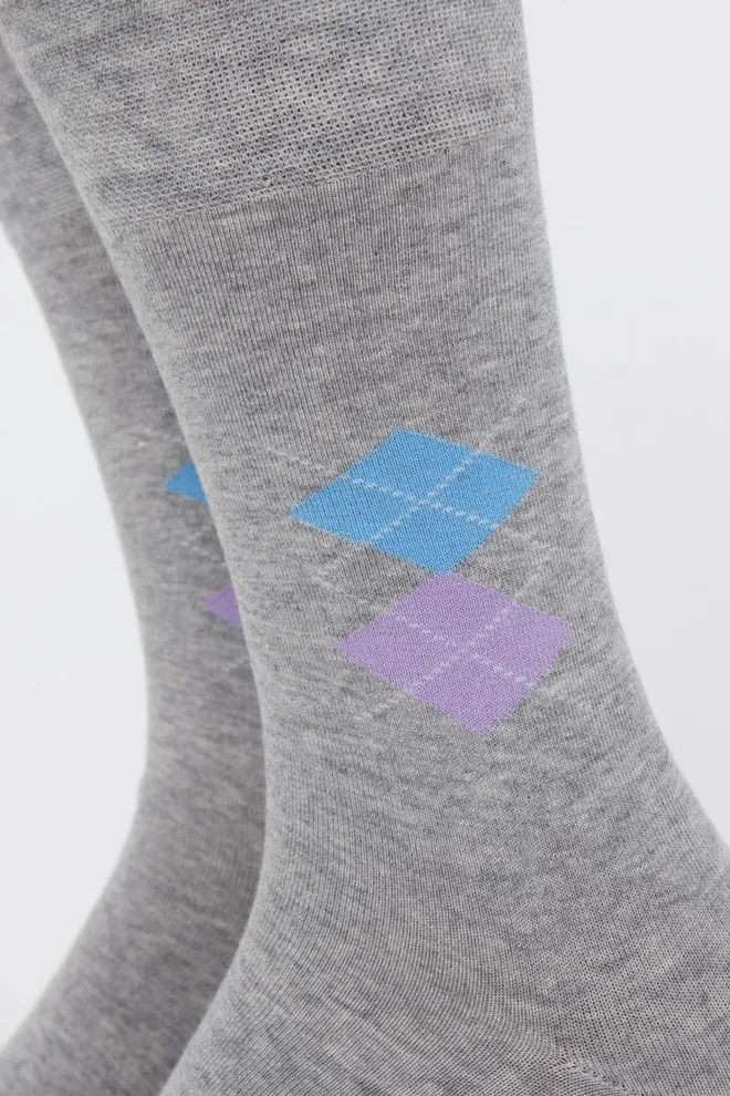 Носки мужские классические Ms3 soft comfort 001 Giulia (light grey melange)