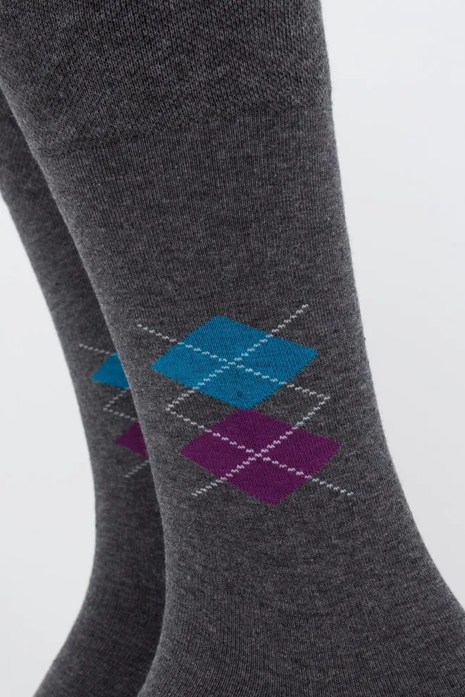 Носки мужские классические Ms3 soft comfort 001 Giulia (dark grey melange)