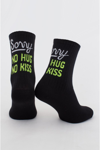 Носки мужские классические Ms3 soft neon 003 Giulia (black/yellow) Носки мужские классические Ms3 soft neon 003 Giulia (black/yellow)