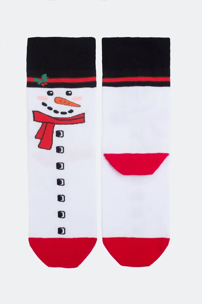 MS3 SOFT NEW YEAR 20-01 Мужские тематические носки ТМ GIULIA  (white)