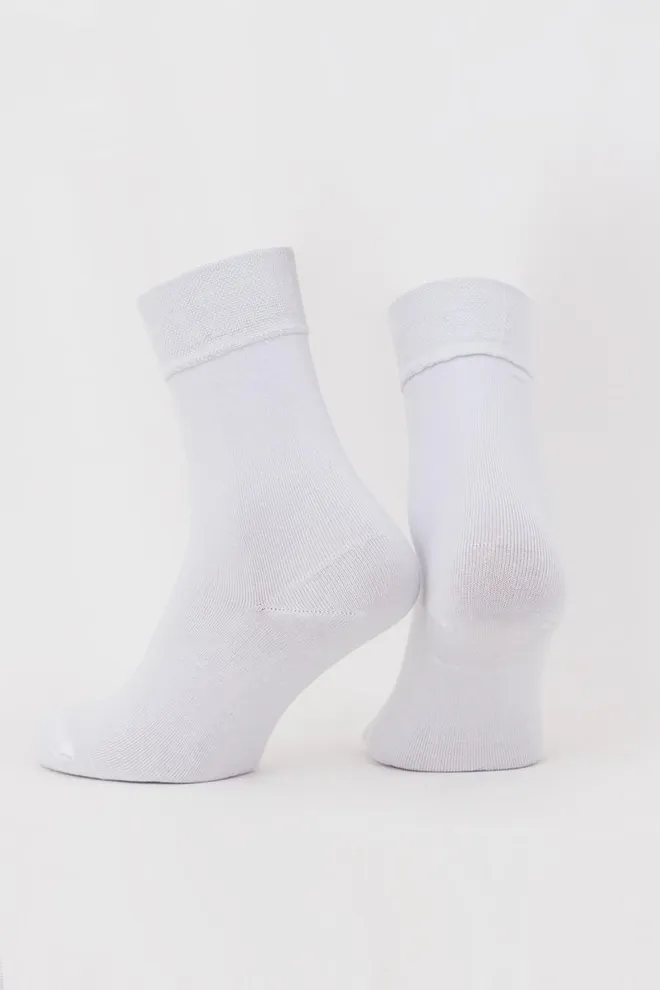 Шкарпетки чоловічі класичні Ms3 soft premium classic Giulia (white)