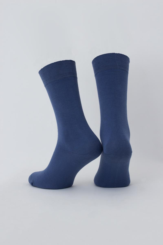 Шкарпетки чоловічі класичні Ms3 soft premium classic Giulia (jeans)