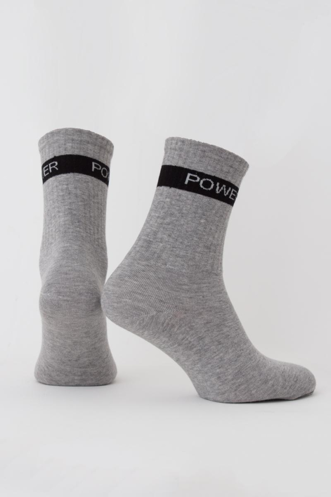 Шкарпетки чоловічі класичні Ms3 text strong 006 Giulia (light grey melange)