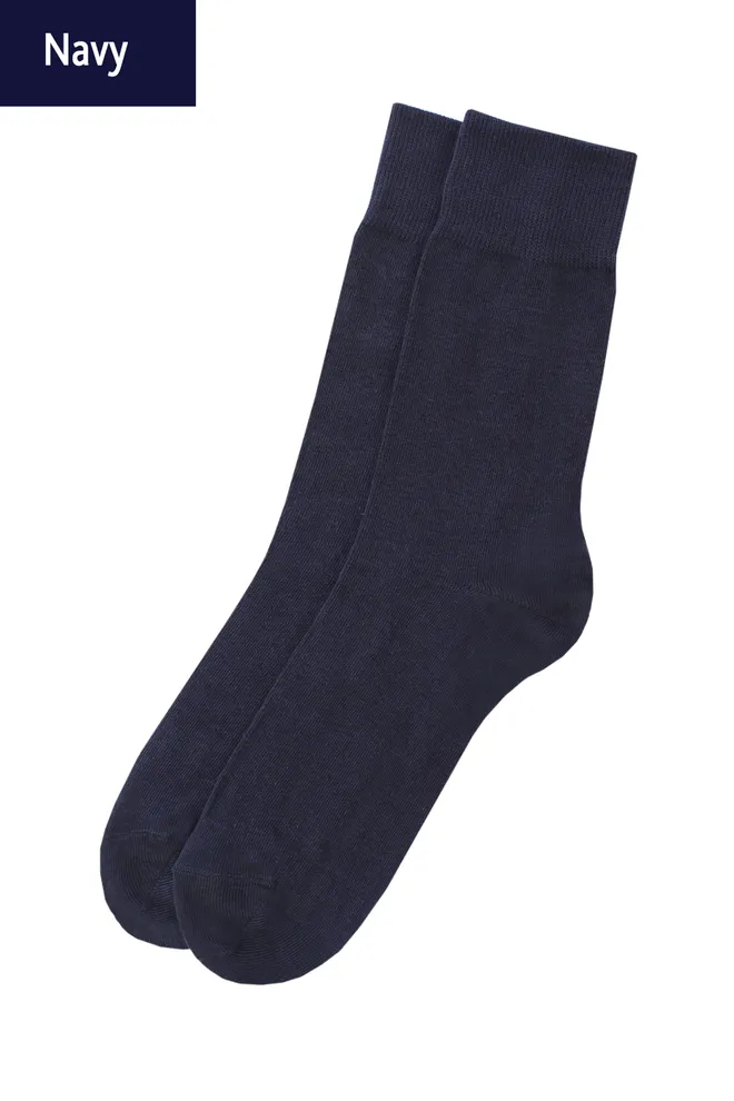 Шкарпетки чоловічі класичні MSL color Giulia (navy)