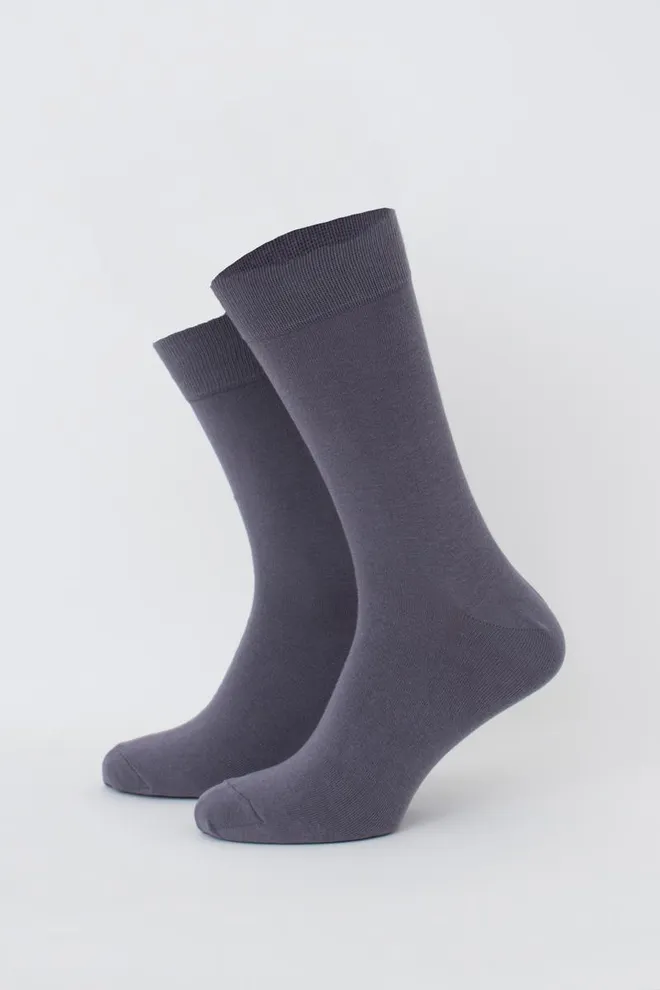 Шкарпетки чоловічі класичні MSL color Giulia (fumo)