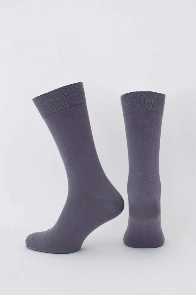 Шкарпетки чоловічі класичні MSL color Giulia (fumo)