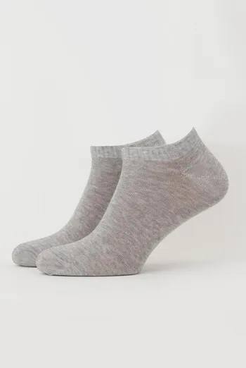 Шкарпетки чоловічі укорочені Mss color Giulia (light grey melange) Шкарпетки чоловічі укорочені Mss color Giulia (light grey melange)
