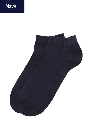 Шкарпетки чоловічі укорочені Mss color Giulia (navy)
