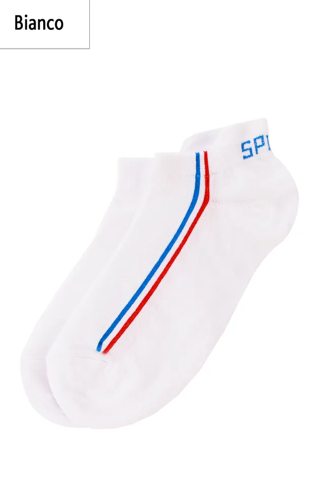 Носки мужские короткие спортивные MS sport-02 Giulia (bianco)