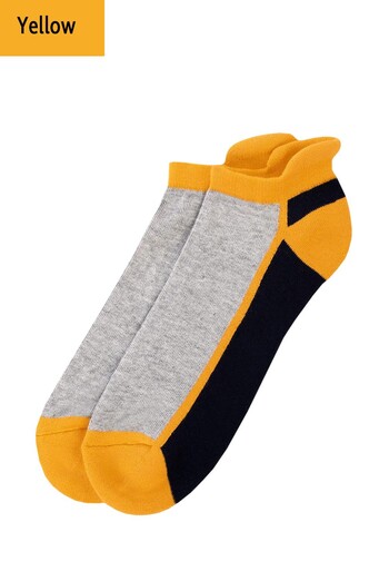MS SPORT-04 Мужские спортивные носки укороченные TM GIULIA  (yellow)