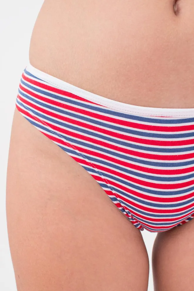 Женские трусы стринги Marine 2102/60 Giulia (red stripe)