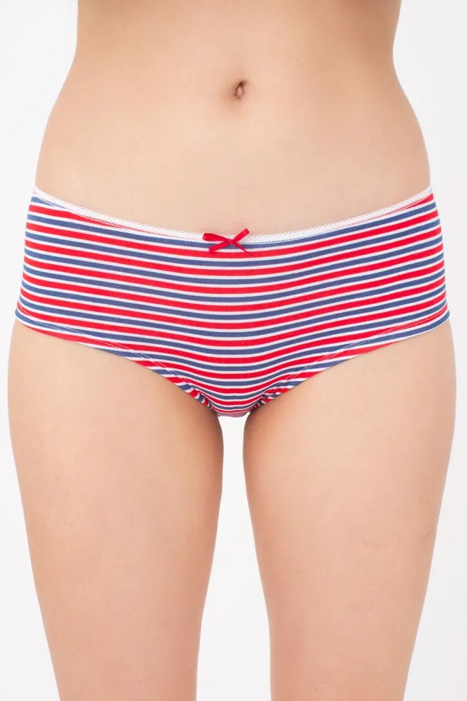 Женские трусы хипстеры Marine 2602/60 Giulia (red stripe)