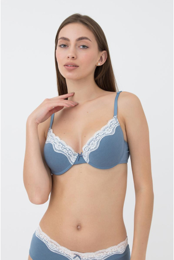 Бюстгальтер з формованою чашкою Medeya 1522/61 Giulia (blue) Бюстгальтер з формованою чашкою Medeya 1522/61 Giulia (blue)