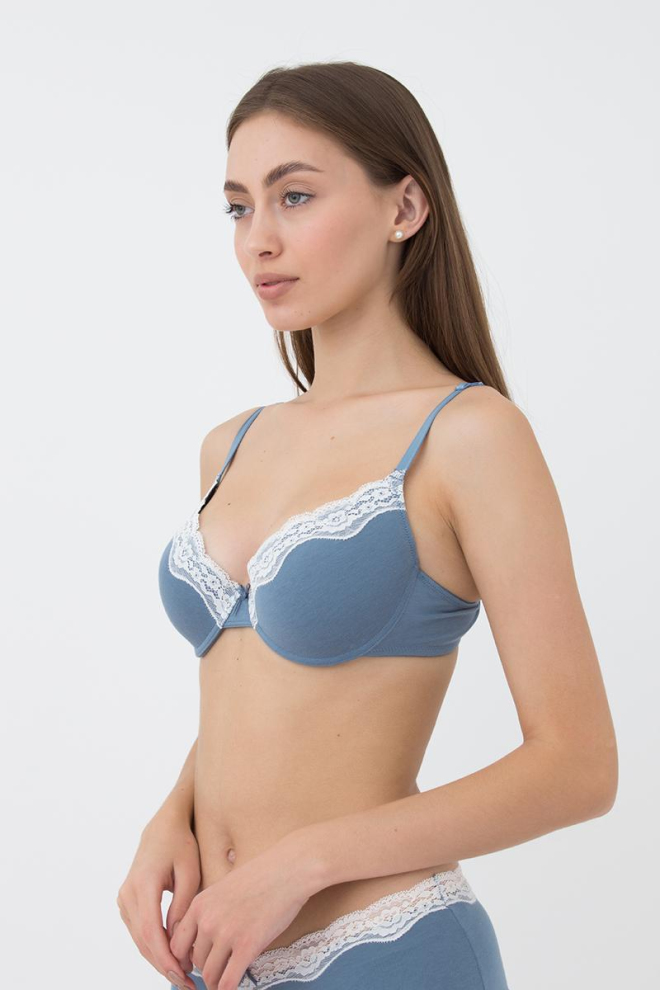 Бюстгальтер з формованою чашкою Medeya 1522/61 Giulia (blue)