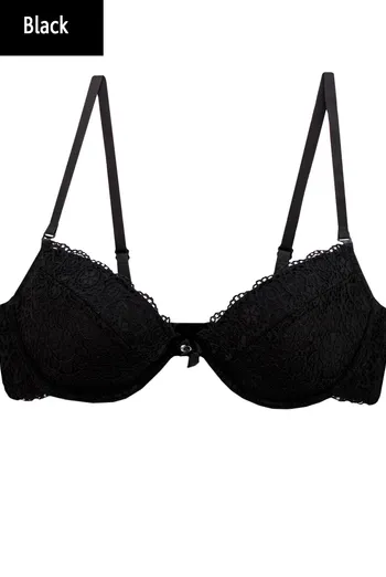 Бюстгальтер Melissa 1222/01 з напівущільненою чашкою та мереживом TM GIULIA  (black)
