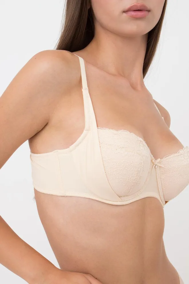 Бюстгальтер з формованими чашками Monica 1213/21 Giulia з формованими чашками TM GIULIA  (beige), бежевий