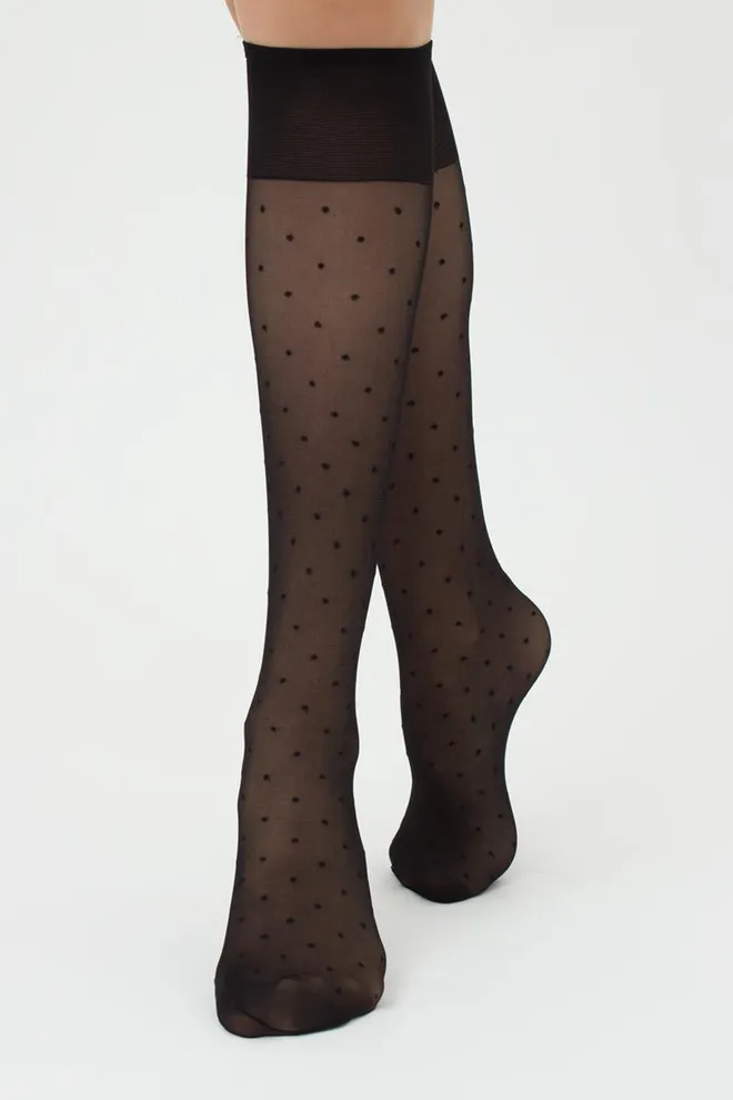 Капронові гольф в горох Ng 04 Gamb Giulia (nero)