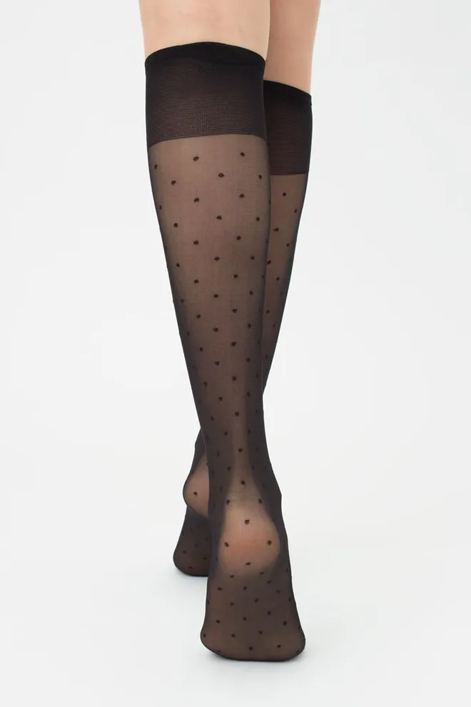 Капронові гольф в горох Ng 04 Gamb Giulia (nero)