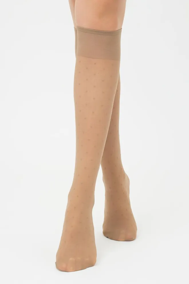 Капронові гольф в горох Ng 04 Gamb Giulia (glace)