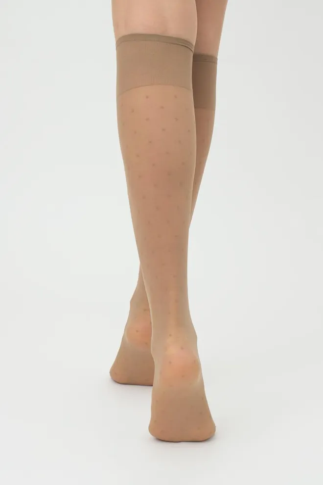 Капронові гольф в горох Ng 04 Gamb Giulia (glace)